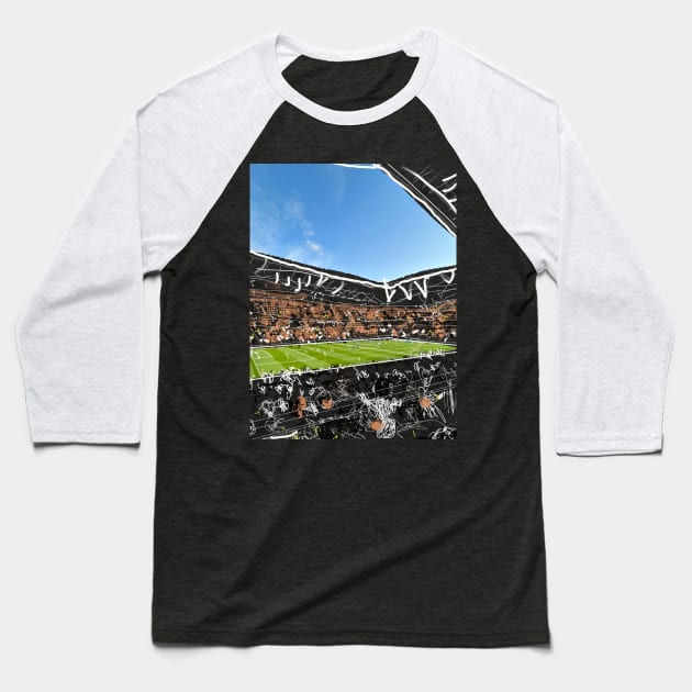 Wembley Stadium Baseball T-Shirt by Revart